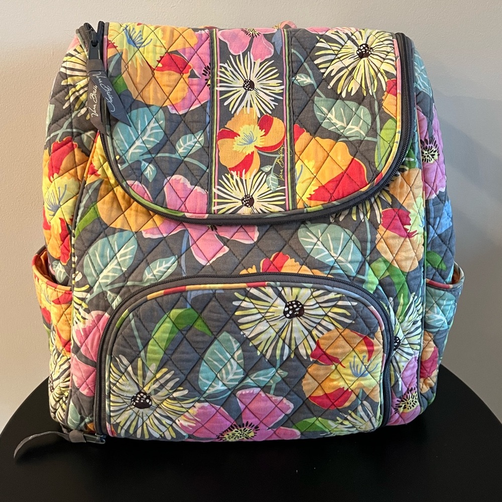 Vera Bradley Small Backpack in Jazzy Blooms